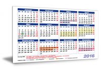 Kalender 2016 Feiertage/Schulferien NRW